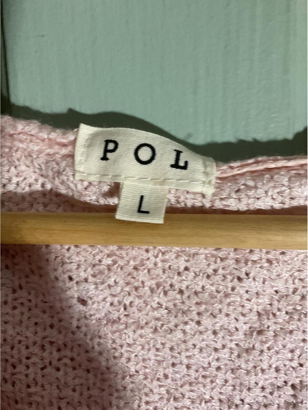 POL Lightweight  Oversized Knit Sweater with Colorful Floral Print (L,XL, 1X) - Picture 6 of 9